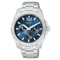 Citizen Men's Blue Dial Silver-Tone Bracelet Watch